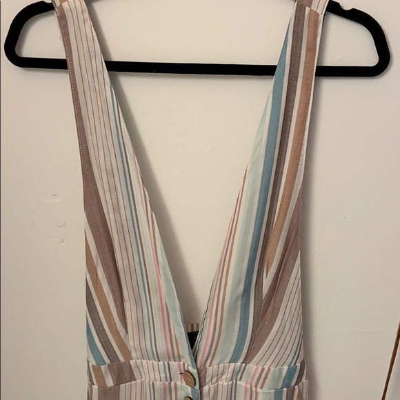 Linen Multicolor Jumpsuit - Picture 4 of 8